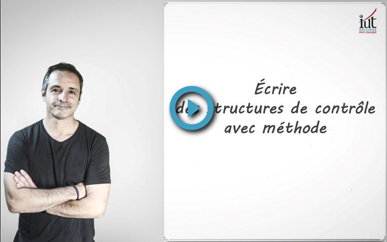 Ecriture des structures de controle