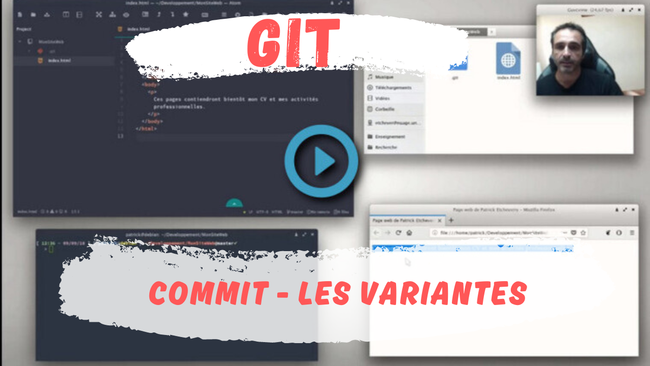 Git faire un commit variantes