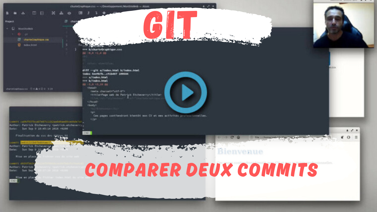 Git difference entre deux commits