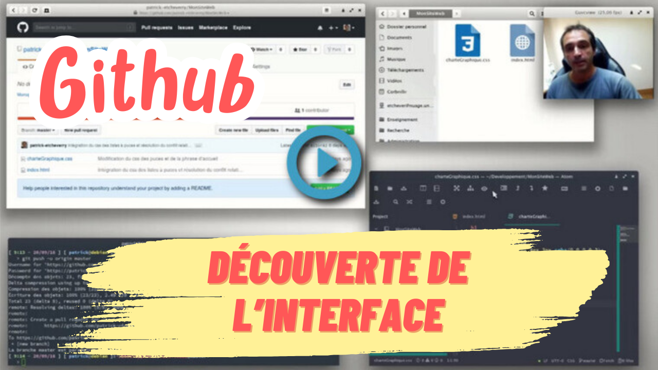 Decouverte interface github
