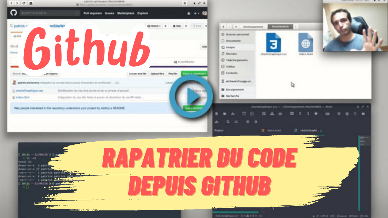 Rapatrier du code depuis github