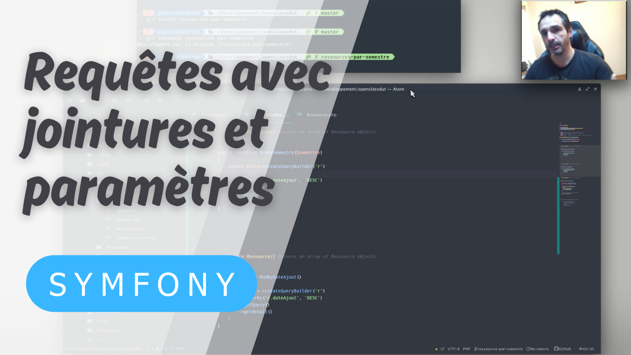 Requetes jointures et parametres