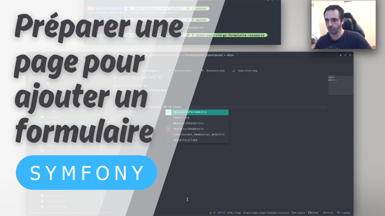 Preparer page pour formulaire