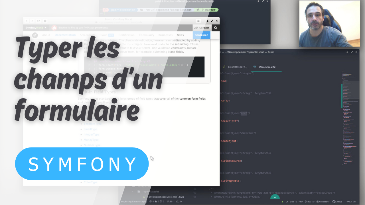 Typer champs formulaire