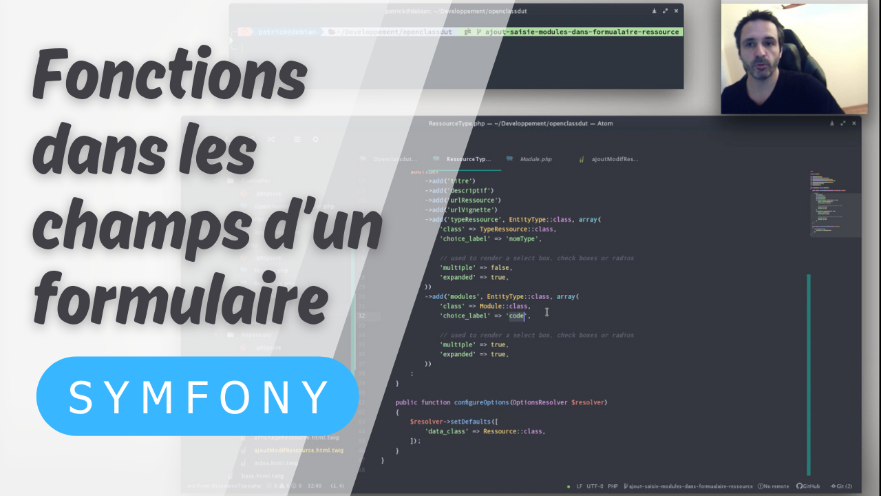 Fonctions dans formulaires