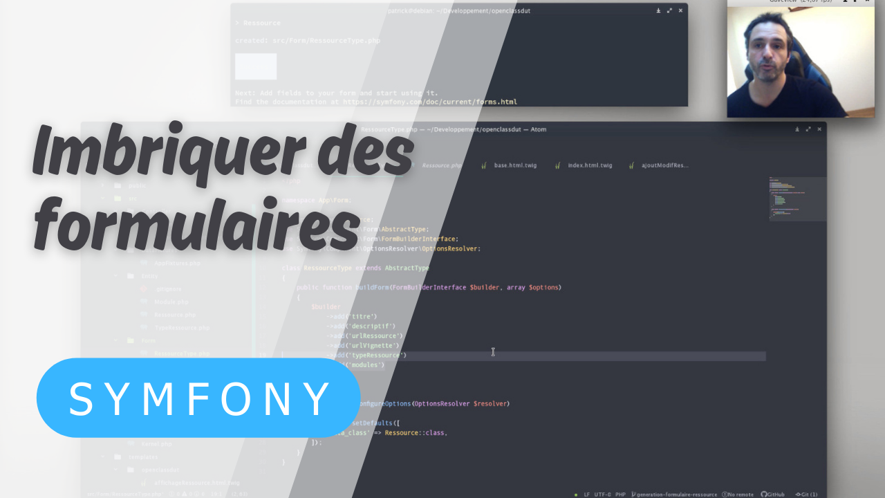 Imbriquer formulaires