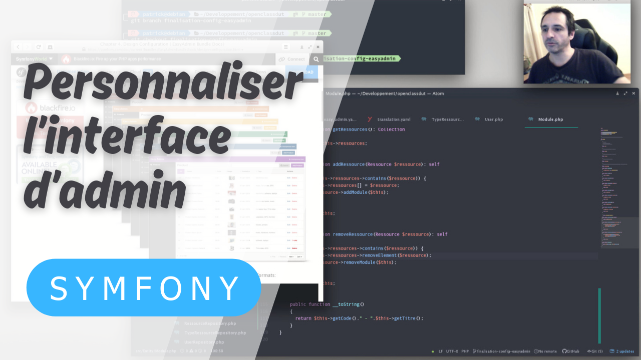 Personnaliser interface admin