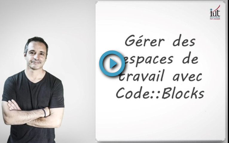 Gérer les espaces de travail avec Code::Blocks
