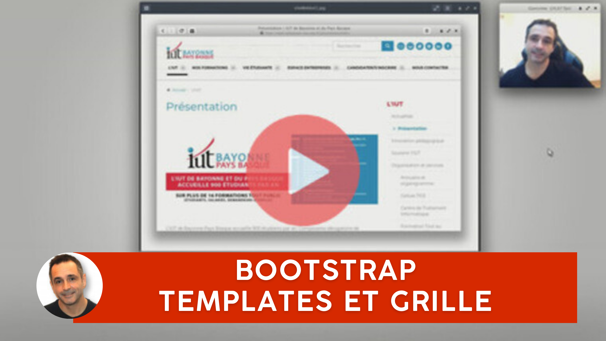 Bootstrap : template et grilles