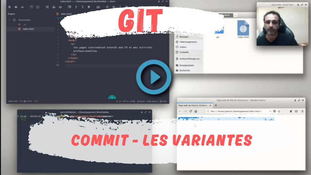 Git : variantes pour faire un commit